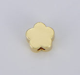 18K Gold Filled Dainty Flower Spacer Beads, BD106