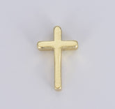 18K Gold Filled Dainty Cross Beads, BD107