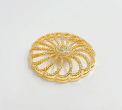 18K Gold Filled Multiple Strand Flower Shaped Beads, BD108