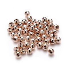 24K Gold Filled Round Ball Spacer Bead 100pcs, BD111