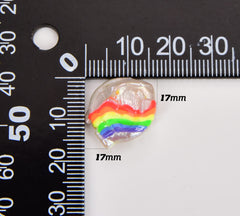 Freshwater Pearl Rainbow Bead, Baroque Spacer Pearl Beads, Rainbow Beads, Pearl Beads, DIY Jewelry Supplies, 17x17mm, BD127