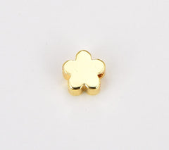 18K Gold Filled Dainty Star Spacer Beads, Star Beads, Celestial Spacer Bead for Bracelet Necklace Jewelry Making, 6x6mm, BD149