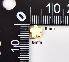 18K Gold Filled Dainty Star Spacer Beads, Star Beads, Celestial Spacer Bead for Bracelet Necklace Jewelry Making, 6x6mm, BD149
