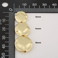 18K Gold Filled Irregular Shape Beads, Spacer Beads for Necklace Bracelet Jewelry Making Supply, BD156
