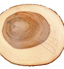 18K Gold Filled Dainty Beaded Necklace, Ready to Use Bead Necklace Chain, Layering Beaded for Chain Necklace, 19.5 inches, CH256