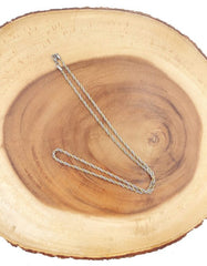 18K Gold Filled Ready to Use Stainless Steel 316L, Rope Chain Necklace Bracelet Men Women, 24″ Rope Chain, Thickness 3mm, CH266