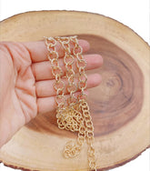 18K Gold Filled Fancy Rolo Chain by Yard, Rope Cable Chain, Foot Chain, Wholesale bulk Roll Chain for Jewelry Making, Width 10mm, CH284