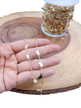 18K Gold Filled Curb Link Chain by Yard, Bear Curb Chain by Foot, Unfinished Curb Chain for Necklace Bracelet DIY Jewelry Making, CH323