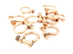 BOW SHACKLE Clasp with Screw Pin 8mm for Paracord Bracelet, Adjustable D Shackles, Men’s Jewelry Findings,1/2pcs,19x20x5MM|CL229