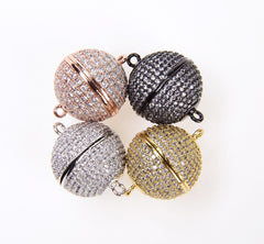 18K Gold FilleD Magnetic Clasps, 8mm, CL248