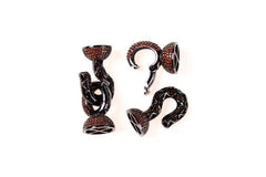 24K Gold Filled Micro Pave Beads, Micro Pave Pendant, Copper Clasp, Micro Pave CZ, Clasp Buckle, Crystal Pave, Micro Pave Charms, 41x17mm, CL281