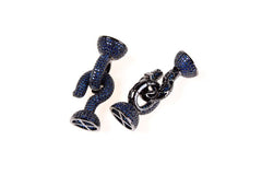 24K Gold Filled Micro Pave Beads, Micro Pave Pendant, Copper Clasp, Micro Pave CZ, Clasp Buckle, Crystal Pave, Micro Pave Charms, 41x17mm, CL281