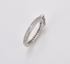 24K Gold Filled Oval Clasp, CZ Micro Pave, Rhinestone Clasp, Micro Pave CZ, Lobster Claw Clasps, Crystal Pave, Micro Pave Charm, 19x16mm, CL291