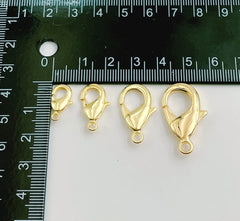 14K Gold Filled 1pc Wholesale Lobster Clasp, Lobster Claw with Jump Ring for Jewelry Making, Size Option 9mm, 10mm, 12mm, 15mm, 19mm, 23mm, 27mm, CL424