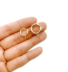 14K Gold Filled Spring Clasp, Gold Clasp, Spring Ring Clasp, Bracelet Clasp, Necklace Clasp, 12mm, 14mm, CL425