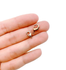 Small/Medium Lobster Claw Clasp, Titanium Copper Lobster Clasp, Lobster Clasp, Bracelet Clasp, Necklace Clasp, 10mm, 12mm, CL432