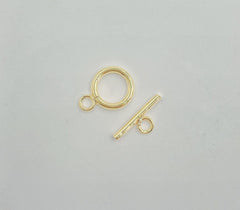 18K Gold Filled Toggle Clasp, OT Clasp for Jewelry Making Supply, 16X14MM, CL444