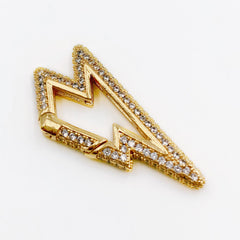 14K Gold Filled Snap Clasp, CZ Micro Pave Snap Clasp, Star Clasp, Teardrop Clasp, Lips Clasp, Cloud Clasp, Lightning Bolt Clasp, CL448