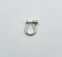 18K Gold Filled Screw Clasp Lock, Anchor Shackle, Gold Bracelet Clasps, Anchor Necklace, Sailor Bracelet Clasp Supply, 22x17mm, CL458