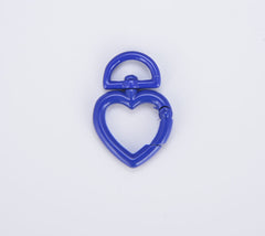 Colorful Enamel Heart Spring Clasp, CL490
