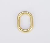 18K Gold Filled Carabiner Spring Push Clasp, CL493