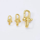 14K Gold Filled U Shape Link Lobster Clasp, Chunky Horse Shoe Chain U Link Clasp, Lobster Clasp for Necklace Bracelet Jewelry Making, CL512