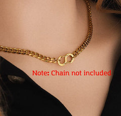 18K Gold Filled Dainty Double Opening Clasp, Letter S Buckle Spring Lobster Clasps, Gold Filled Double Push Carabiner Clasp, Enhancer Clasps, CL544A