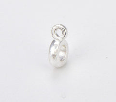 18K Gold Filled Dainty Bail Clasp, Pendant Bail Round for Pendant Jewelry Kit Supplies for Necklace Bracelet DIY Jewelry Making, CL550