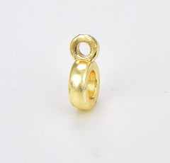 18K Gold Filled Dainty Bail Clasp, Pendant Bail Round for Pendant Jewelry Kit Supplies for Necklace Bracelet DIY Jewelry Making, CL550