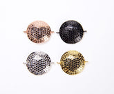 18K Gold Filled Heart Connector, Dainty Link Connector, Heart Connector for Bracelet and Necklace Jewelry Making Supply, 18x14mm, CN049