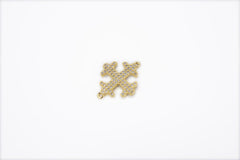 18K Gold Filled Celtic Cross Connector, Gothic Cross, Cross Jewelry Men, Gold Cross Charm, Cross Connector, Jewelry Making, 21X18MM, CN092