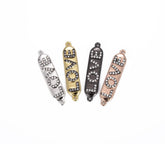 14K Gold Filled Love Connector CZ Micro Pave, Cubic Zirconia I Love You Necklace, Charm Connector, Pave Love Word Charm, 31x7mm, CN233