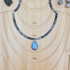 Natural Polished Aquamarine Cabochon Stone Bead, Top Drill Tear Drop Stone Bead for Necklace Bracelet Jewelry Making, COBD203