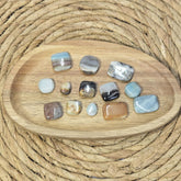 Amazonite Tumbled Crystal Bead, Healing Stones, Crystals for Anxiety, Heart and Throat Chakra, Stone for Meditation, COBD204