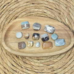 Amazonite Tumbled Crystal Bead, Healing Stones, Crystals for Anxiety, Heart and Throat Chakra, Stone for Meditation, COBD204