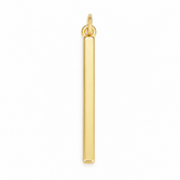 Gold Filled Mini Bar Pendant Charm, Minimalist Rectangle Stick Charm, Vertical Bar Necklace Pendant for Jewelry Making, Gift for Her, CP046A