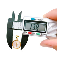 White Shell Cross Charm Pendant, Cross Charm, Cross Necklace, Charm Bracelet, Cross Bracelet, Religious Pendant, Cross, 14mm, CP1157