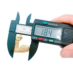 24K Gold Filled Arm Muscles Charm, CZ Micro Pave Arm Muscles Pendant, Biceps Muscle Charm, Muscle Building, Cubic Zirconia, 22x18mm, CP1172