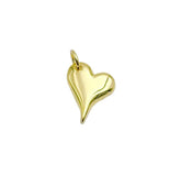 14K Gold Filled Heart Charm Medallion Pendant, Gold Necklace Pendant for Necklace Bracelet Charm Component Supply, 12mm, CP1301