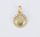 18K Gold Filled North Star Charm, CP1533