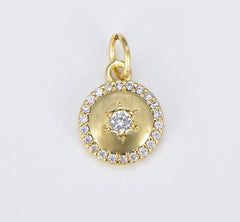18K Gold Filled North Star Charm, CP1533