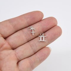 18K Gold Filled Silver Zodiac Constellation Charm, CP1591