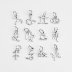 18K Gold Filled Silver Zodiac Constellation Charm, CP1591