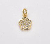 18K Gold Filled Dainty Star Charm, Gold Filled Tiny CZ Star Pendant, Celestial Charm Pendant for Necklace Earring Bracelet Jewelry Making Supply, CP1872