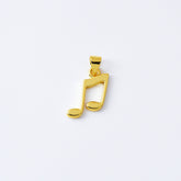 18K Gold Filled Dainty Musical Note Charm, Music Note Pendant for Necklace Bracelet Jewelry Making Supply, Music Lovers Gift, CP2085