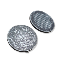 Thousand Hands Guan Yin Chinese Coin Charm, Buddha Amulet, Protection Charm, Guanyin Pendant Necklace, Good Luck Charm, 45mm, CP2126