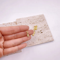 18K Gold Filled Dainty Pineapple Charm Tropical Fruit Tiny Charm Jewelry for Necklace Bracelet Earring Necklace Making Hawaiian, CP2180