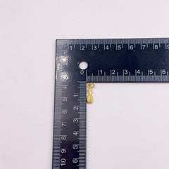 18K Gold Filled Dainty Pineapple Charm Tropical Fruit Tiny Charm Jewelry for Necklace Bracelet Earring Necklace Making Hawaiian, CP2180