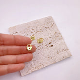 18K Gold Filled Mini Heart Lock Charm, Padlock Pendant, Lock Pendant for Necklace Bracelet Earring Jewelry Making Supply, CP2181