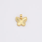 18K Gold Filled Dainty Butterfly Charm, Monarch Butterfly Pendant for Necklace Bracelets Earring Jewelry Making Supply, CP2204